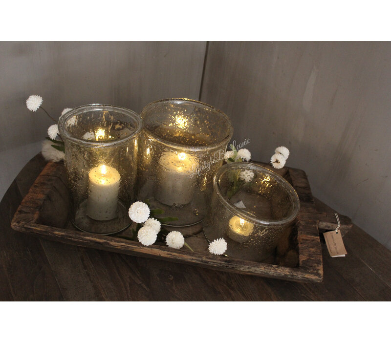 Aura Peeperkorn windlicht bubbels 14 x 17 x 17 cm