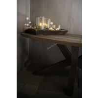 Authentieke vierkante bak met handvat