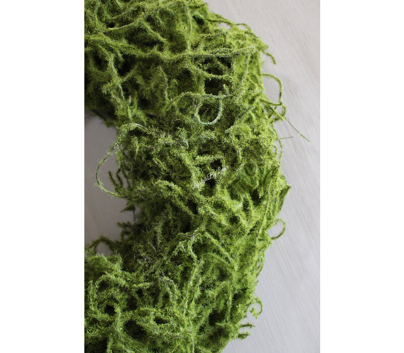 Namaak groene moskrans 45 cm