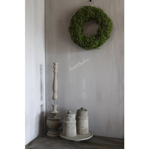 Namaak groene moskrans 45 cm 