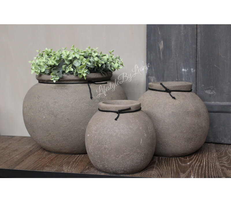 STILL ronde kruik Kendal leem 13 cm