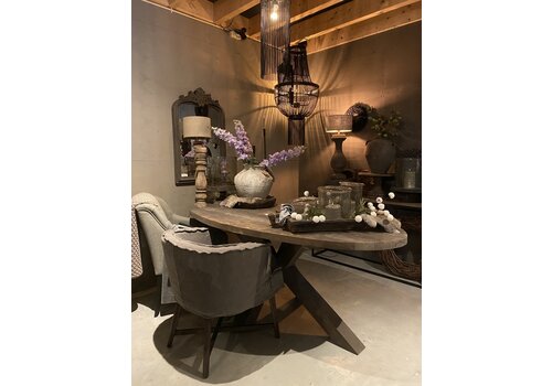LUKSA LUKSA ovale eettafel Adina 200 x 100 x 78 cm