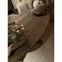 LUKSA ovale eettafel Adina 200 x 100 x 78 cm