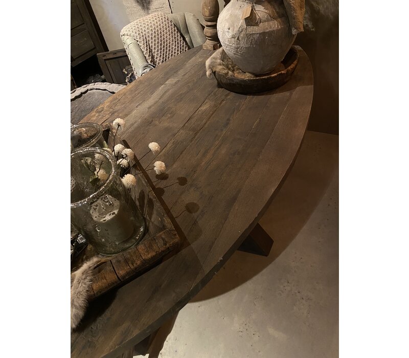 LUKSA ovale eettafel Adina 200 x 100 x 78 cm