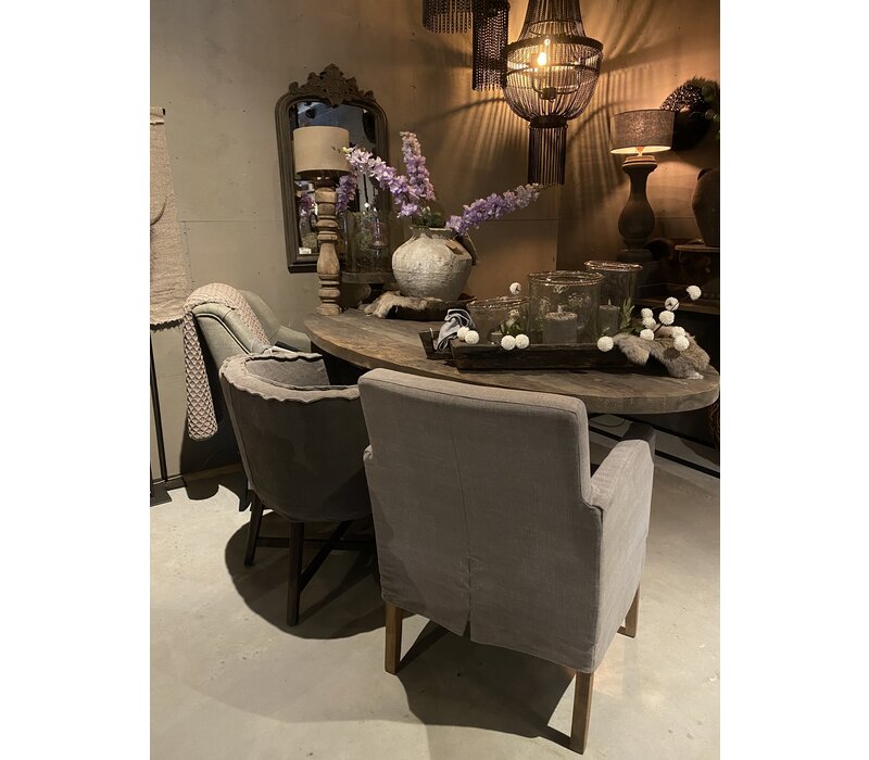 LUKSA ovale eettafel Adina 200 x 100 x 78 cm
