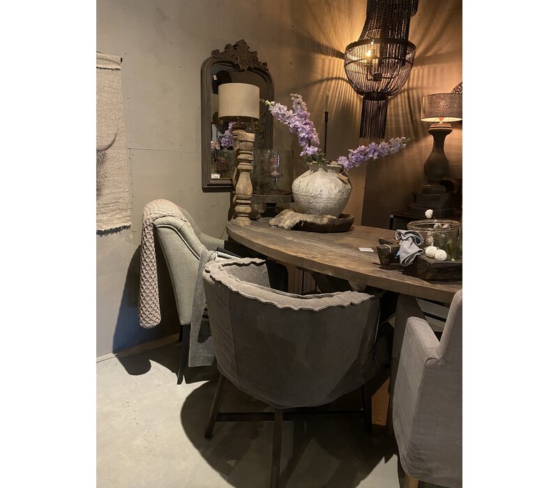 LUKSA ovale eettafel Adina 200 x 100 x 78 cm