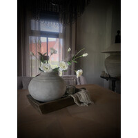 Massief houten bak met handvat Wulan 65 cm