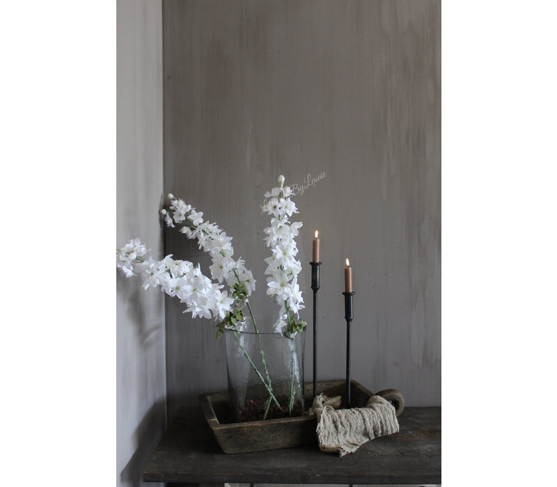 Massief houten bak met handvat Wulan 65 cm