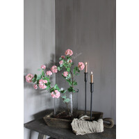 Zijden grote Hortensia Snowball tak Pink