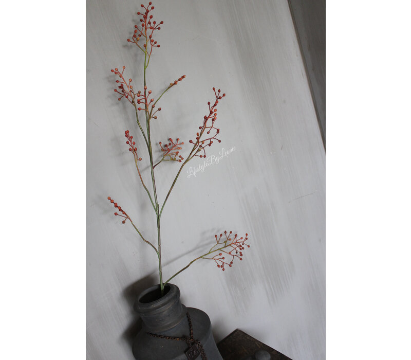 Namaak Rozenbottel tak orange 110 cm