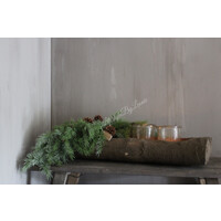 Grote liggende namaak toef cedar met dennenappels 130 cm