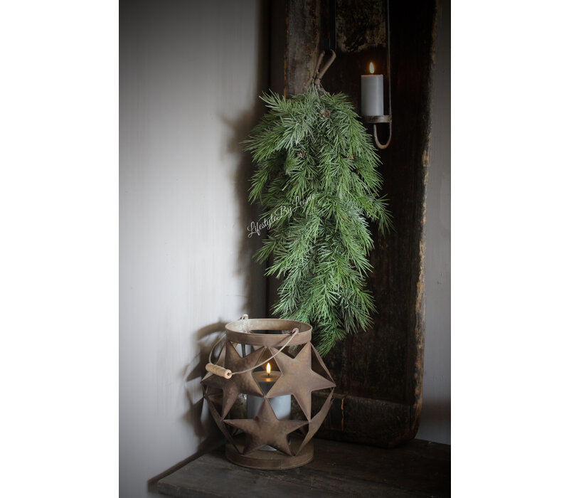 Namaak cedar hangtoef met dennenappeltjes