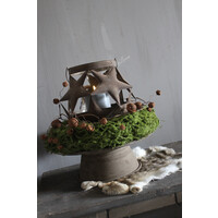 Roestig windlicht Star ball 27 cm