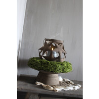 Roestig windlicht Star ball 27 cm
