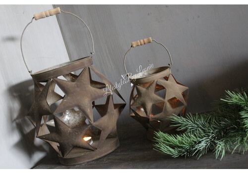 Roestig windlicht Star ball 27 cm Roestig windlicht Star ball 27 cm