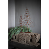 Roestige kerstboom met belletjes 57 cm