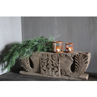 Roestig windlicht Hert 8,5 cm