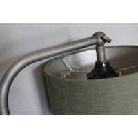 Aura Peeperkorn vloerlamp boog met hardstenen voet 130cm