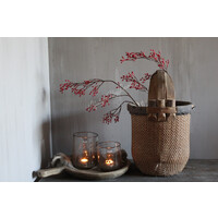 Namaak lange Rozenbottel tak red 100 cm