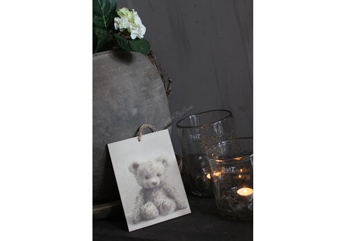 Houten deco bordje Beertje