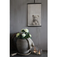 Linnen wandhanger Baby Beertje 60 x 40 cm