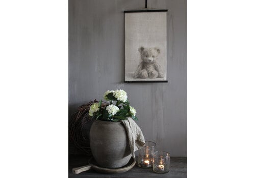 Linnen wandhanger Baby Beertje 60 x 40 cm