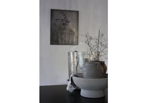 Houten decobord / paneel Leemmand 55 x 45 cm