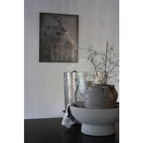 Houten decobord / paneel Leemmand 55 x 45 cm 