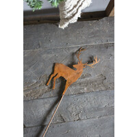Roestige prikker Rendier 55 cm