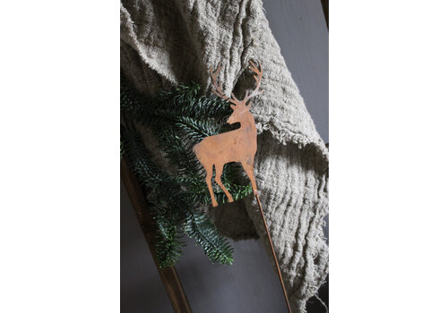 Roestige prikker Rendier 55 cm