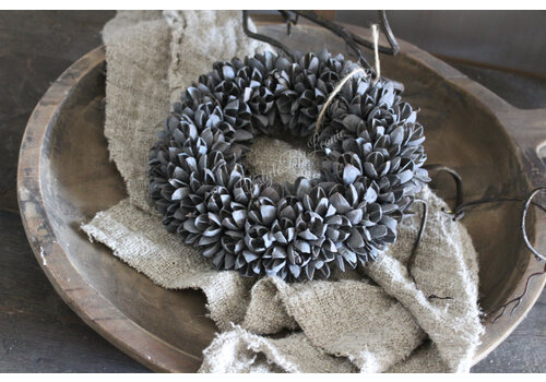 Krans Bakuli dark grey 20 cm