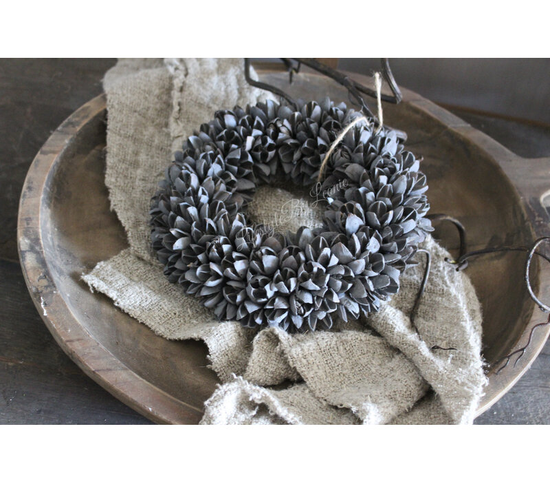 Krans Bakuli dark grey 20 cm