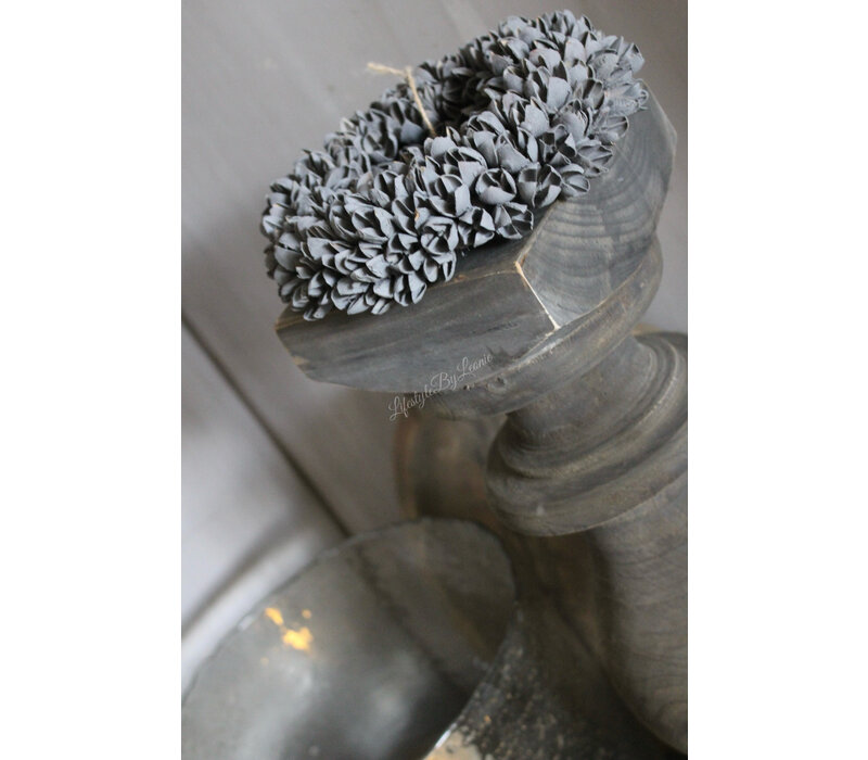 Krans Bakuli dark grey 20 cm