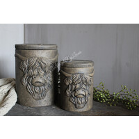 Brynxz pot and top Hooglander Brown 25 cm