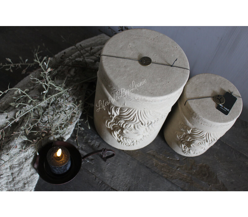 Brynxz pot and top Hooglander Taupe 25 cm