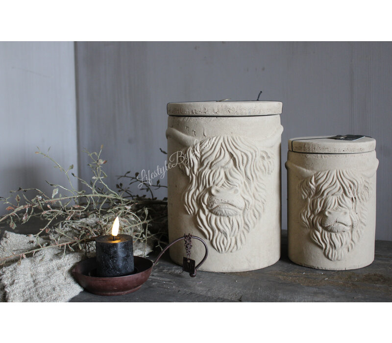 Brynxz pot and top Hooglander Taupe 25 cm