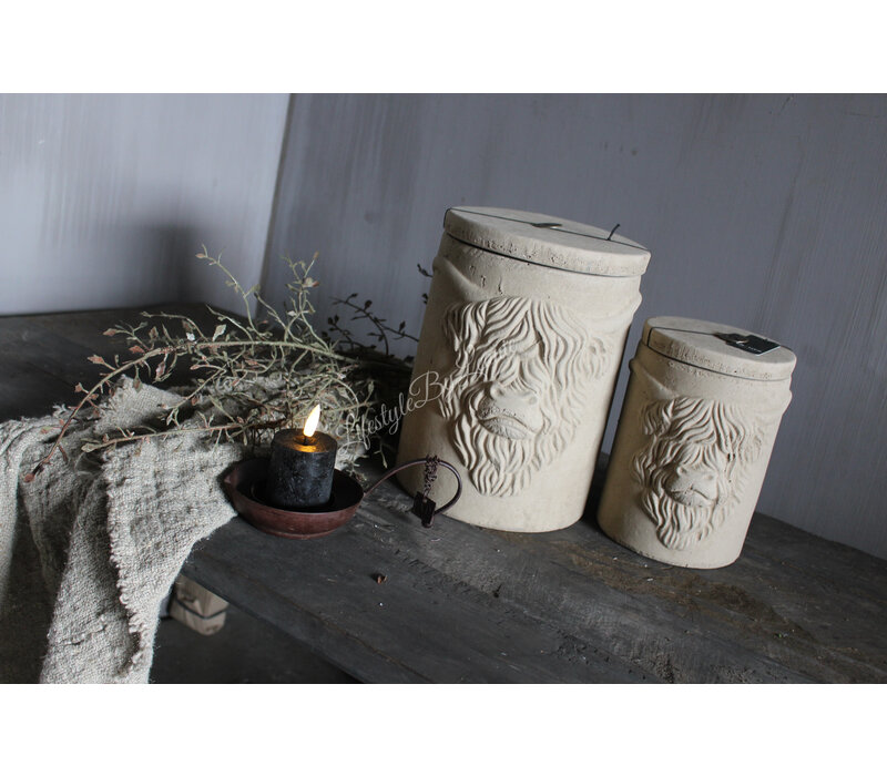 Brynxz pot and top Hooglander Taupe 19 cm