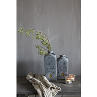 Brynxz bottle square Stone black 34 cm
