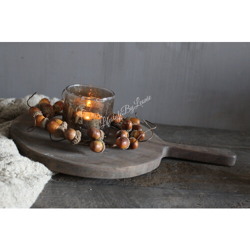 Namaak Acorn kransje 20 cm 