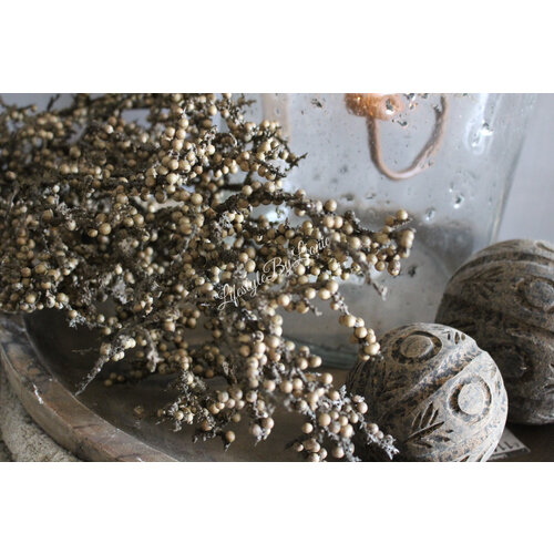 Namaak Berry branch bruin 88 cm 