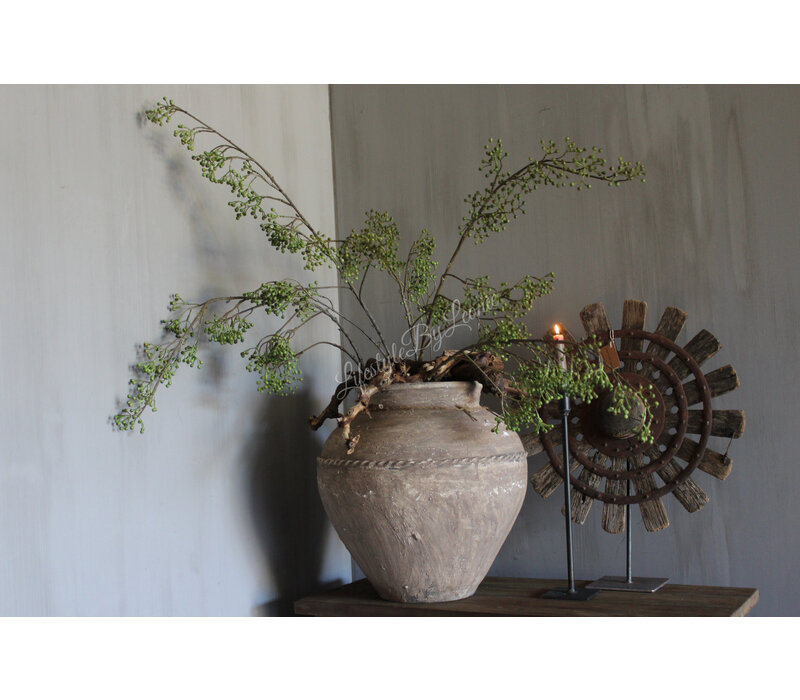 Namaak groene Rozenbottel tak 125 cm