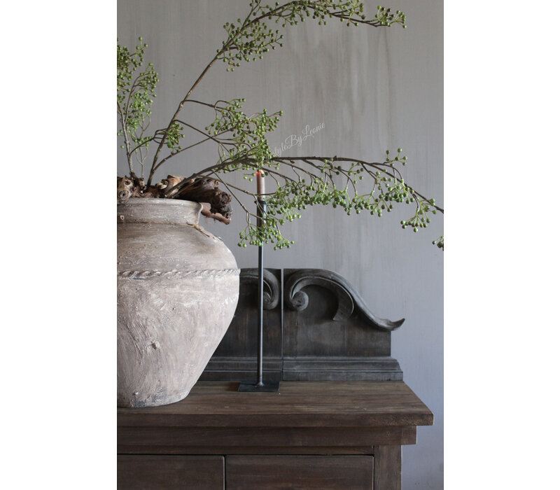 Stenen kruik ribbels Sand 50 cm