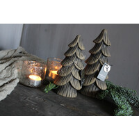 Brynxz kerstboom flat Brown 22 cm