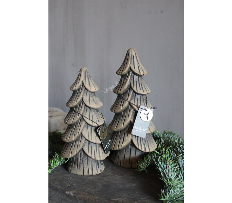Brynxz kerstboom flat Brown 22 cm