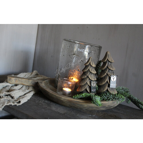 Brynxz kerstboom flat Brown 22 cm 