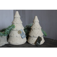 Brynxz kerstboom cute Taupe 17 cm