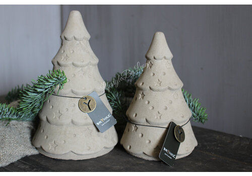 Brynxz Brynxz kerstboom cute Taupe 17 cm