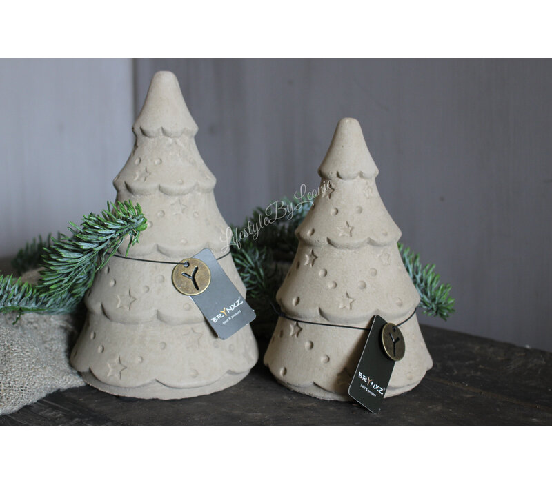 Brynxz kerstboom cute Taupe 20 cm
