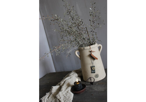 Brynxz Brynxz jug vaas Taupe 27 cm