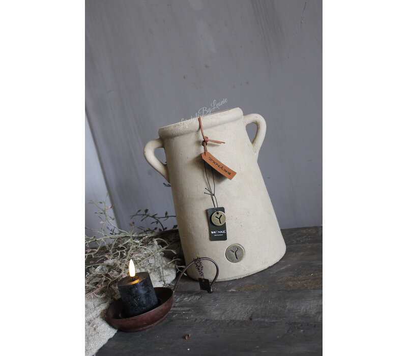 Brynxz jug vaas Taupe 27 cm